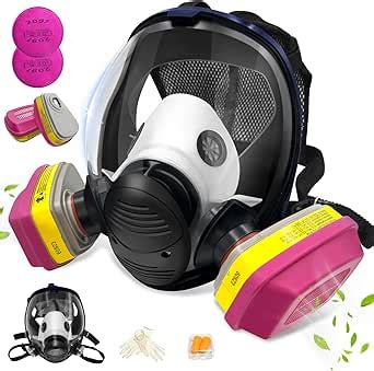 Qgrete Gas Masks Survival Nuclear And Chemical Full Face Gas Mask With