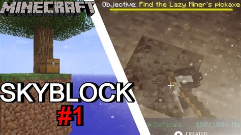 Playing Minecraft Skyblock For The First Time Youtube