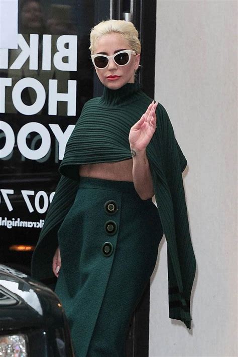 Put Your Paws Up Lady Gaga Flaunts Major Under Boob In Epic Wardrobe