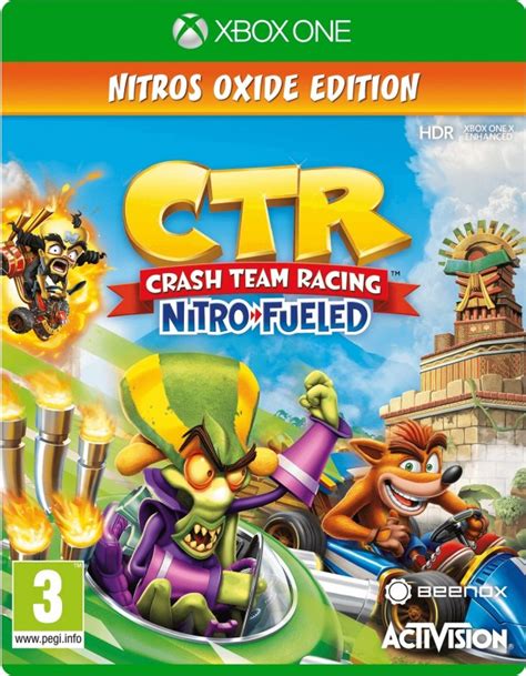 CTR CRASH TEAM RACING NITRO FUELED NITROS OXIDE XBOX ONE X S KLUCZ