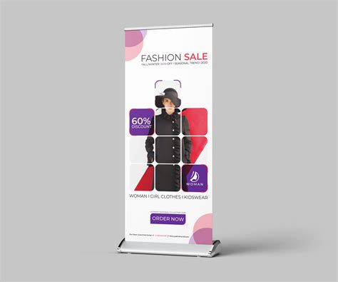 Fashion Roll Up Banner Design on Behance