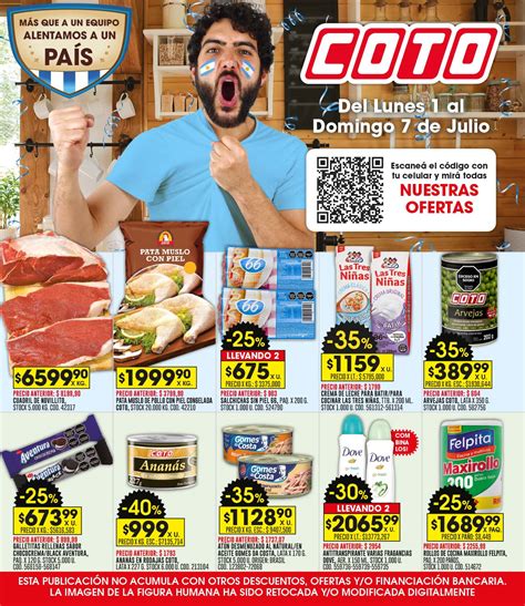 Catálogo COTO ofertas semanales del lunes 1 al domingo 7 de julio 2024