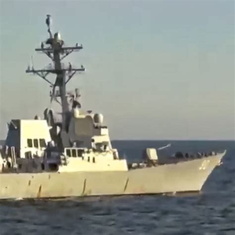 Russia Says It Chased Off Us Warship Amid Naval Drills With China