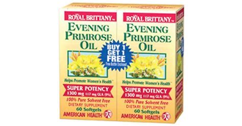 American Health Royal Brittany Evening Primrose Oil Twin Pack 1300 Mg