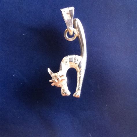 Dije De Gato Mascota En Plata Fina Sterling Silver En