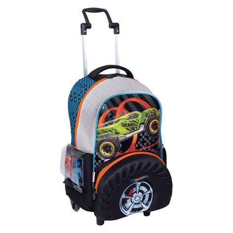 Mochila De Rodinhas G Hot Wheels Roda Z Original Sestini Shopee Brasil