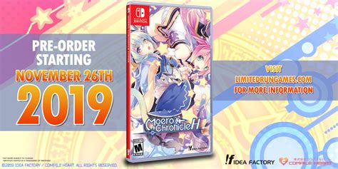 Moero Chronicle Hyper Limited Print Physical Edition Announced Gematsu