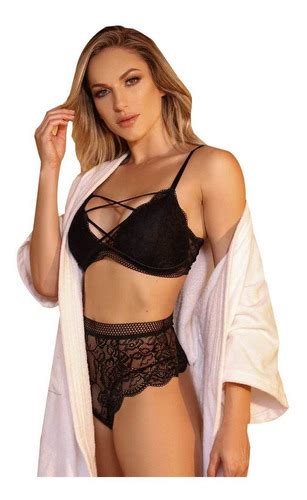 Lingerie Sexy Conjunto Bojo Lacrador Renda Lacradora Luxo Frete Gr Tis