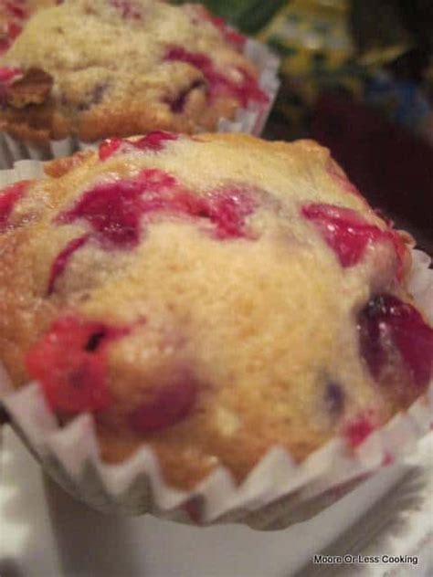 Cranberry Nut Muffins Moore Or Less Cooking