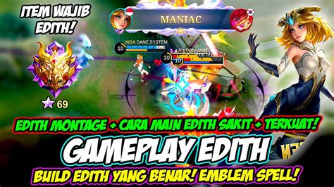 CARA MAIN EDITH SAKIT TEBAL EMBLEM EDITH BUILD EDITH TERSAKIT