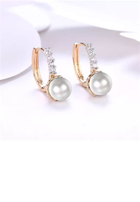 Buy Zafiti Elegant And Romantic Plated Champagne Gold Round Pearl