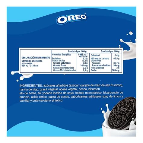 Galletas Oreo Sabor Chocolate 114 G Walmart