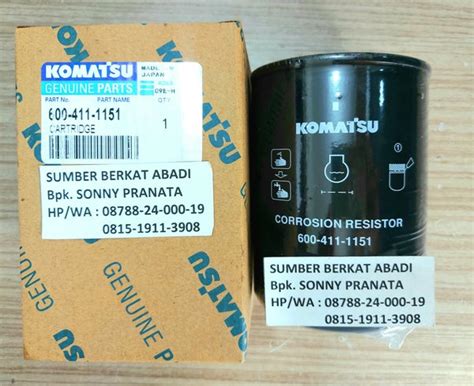 Jual Komatsu Corrosion Resistor Water Filter