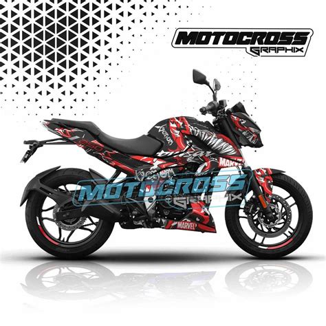 Multicolor Pulsar N160 N200 Graphic Sticker Kit For Motorbikes At Rs