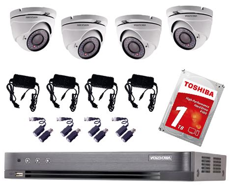 Cod Combo Hikvision P Dvr Canales Camaras Tipo Domo