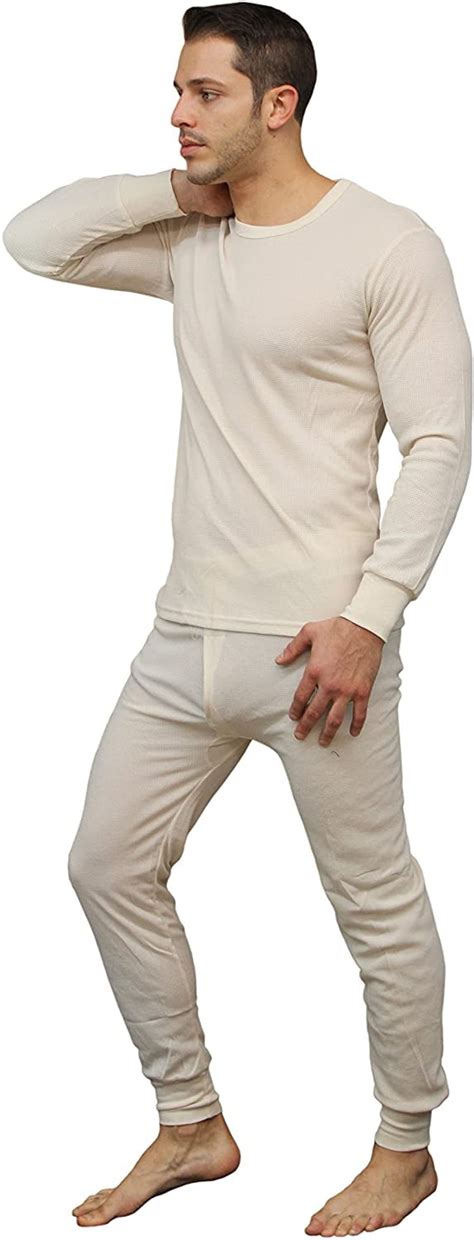 Gilbin Mens Ultra Soft Thermal Underwear Long Johns Sets 2pc Top And Pants Base Layer Set