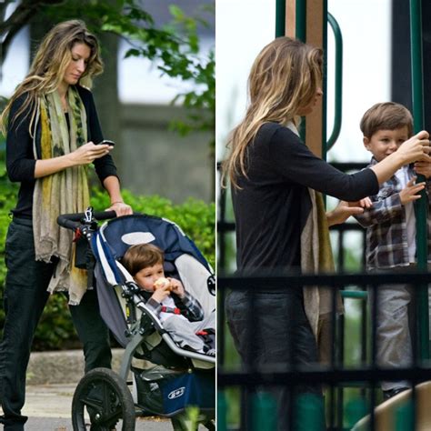 Gisele Bündchen leva filho para passear em parque Quem QUEM News