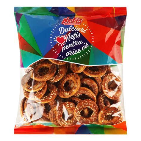 Печенье Кольца с кунжутом Nefis м/у 120г Nefis(14840266005356): купить ...