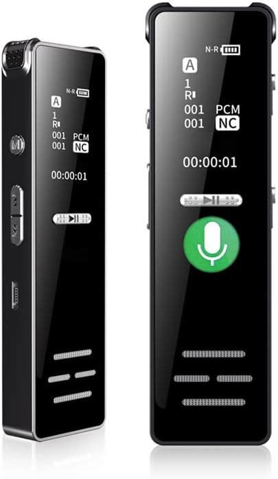 128gb Digital Voice Recorder For Lectures Meetings Wohlman 1536kbs Voice Activated Recording