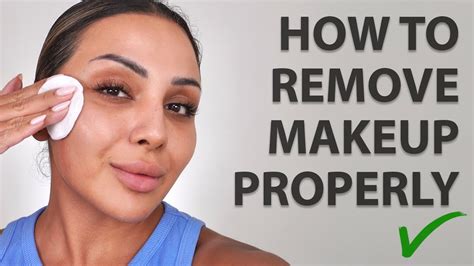 How To Remove Makeup From Your Face Properly Nina Ubhi Youtube