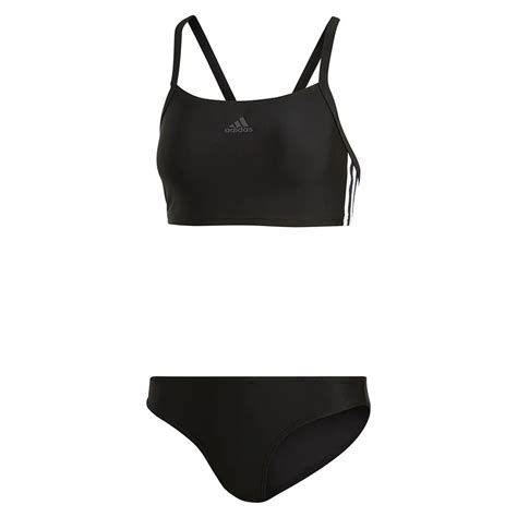 Adidas Infinitex Fitness 3 Stripes Bikini Black Swiminn