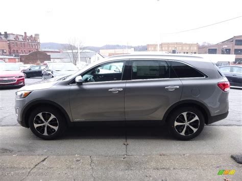 2017 Titanium Silver Kia Sorento Ex V6 Awd 117459743 Photo 5