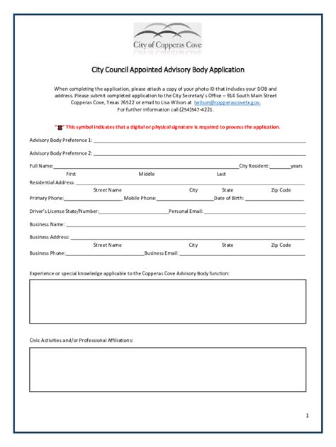 Fillable Online Copperas Cove Fire Department Fax Email Print PdfFiller