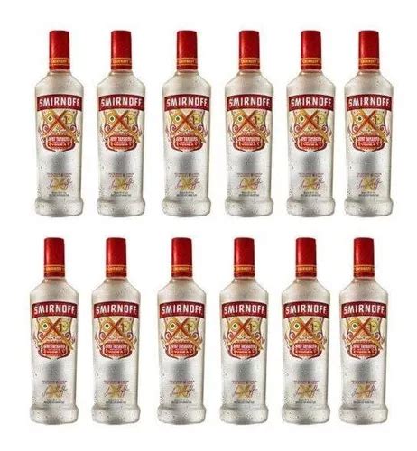 Caja De 12 Vodka Smirnoff X1 Tamarindo Aztec 750 Ml Meses Sin Intereses