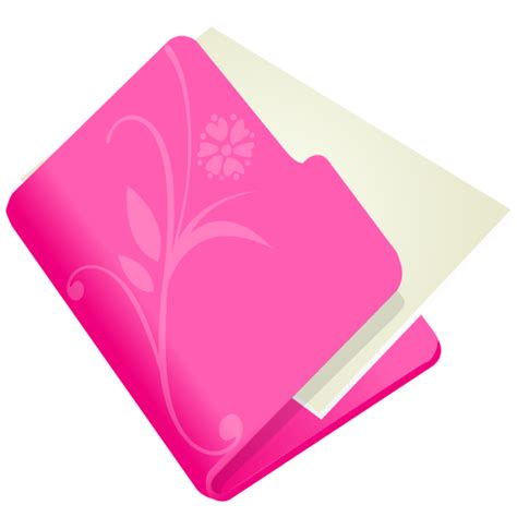 Pink Folder Icon #164725 - Free Icons Library