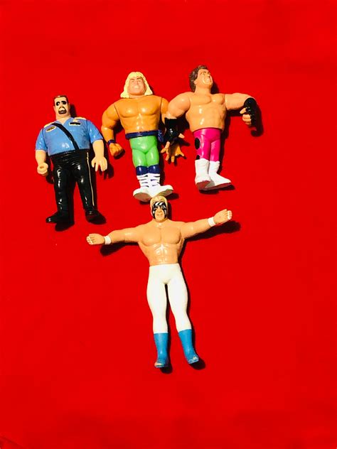 Vintage WWF 1990s Rare Wrestling Action Figure Bundle Boss | Etsy