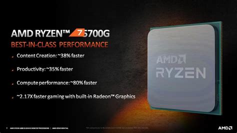 Amd Ryzen 5000g Las Apu Zen 3 De Hasta 8 Núcleos