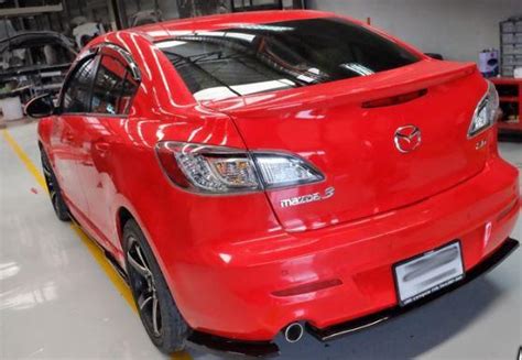 Mazda 3 Bl 20 Rear Lip Kit Sedan Auto Accessories On Carousell