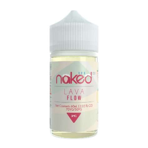 Liquido Naked 100 Lava Flow Ice 3mg 60ml Sampa Vapor