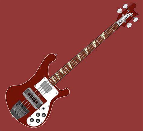 Cliff Burton's Rickenbacker 4001 Bass by tahikpalat on DeviantArt