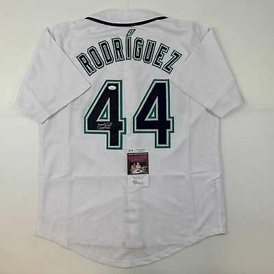 autographedsigned julio rodriguez seattle white baseball jersey jsa