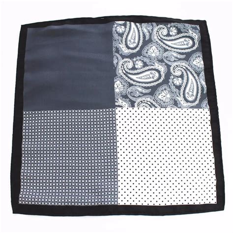 Cravate Mouchoir De Mariage Pour Homme 25x25 CM Nouvelle Mode Motif