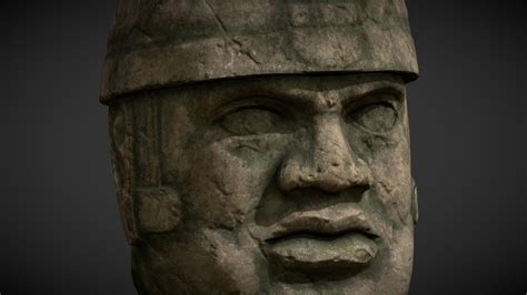 Olmec Head 3d Model By Arthurtubb F1091a5 Sketchfab