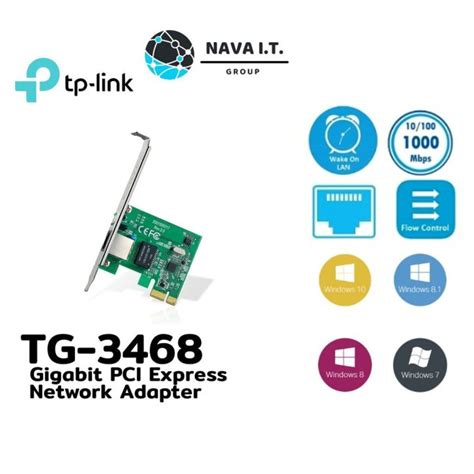 Ready Stock Lan Card Tp Link Tg Ver Pci Express