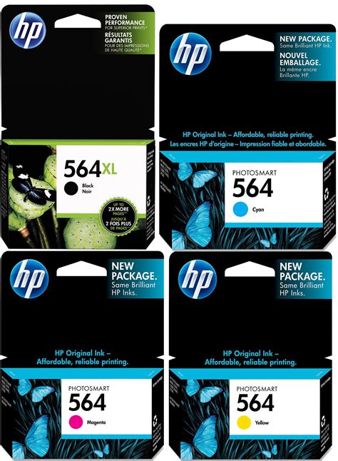 Genuine Hp 564xl 564 Ink Cartridge 4 Pack 1365369