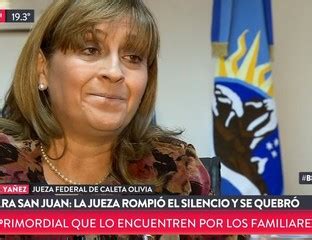 La conmoción de la jueza del ARA San Juan Estamos trabajando en esta