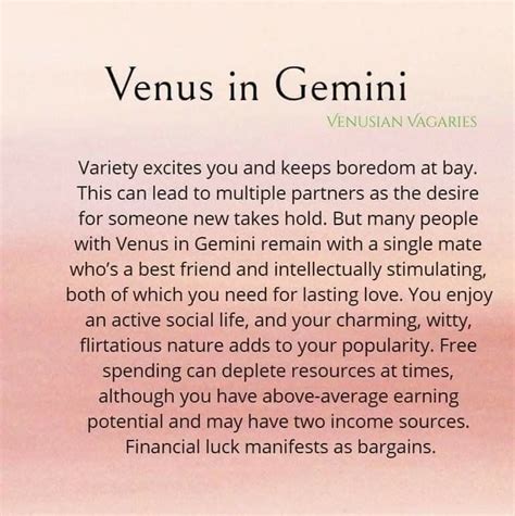 Pin By Ebba On Notes Venus In Gemini Astrology Gemini Astrology Planets