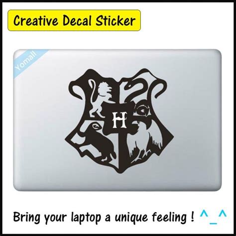 Circle Love Computer Decals Hogwarts Badge Harry Potter Laptop Decal ...