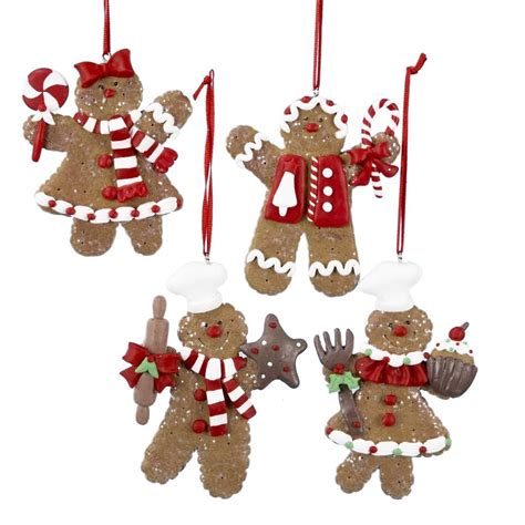 Gingerbread Christmas Ornament Sets Christmas Wikii