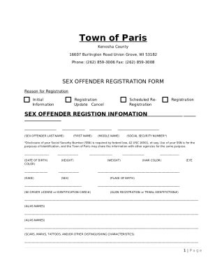 Sex Offender Ordinances And S Doc Template PdfFiller