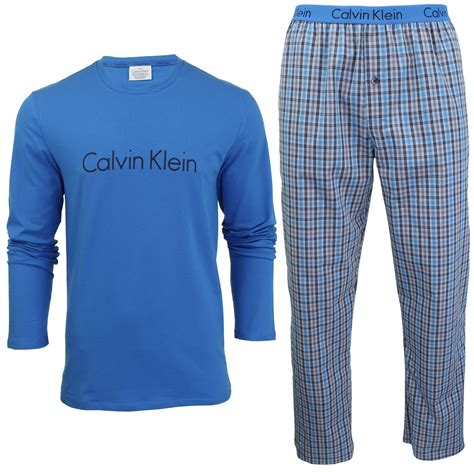 Mens Nightwear Set By Calvin Klein Pyjamas Bottoms Pants With T