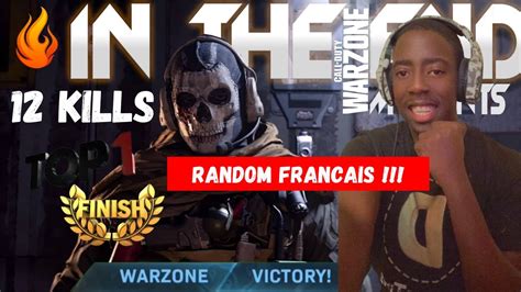 Warzone Je fais le Top 1 grâce a un Random Français dazz yt