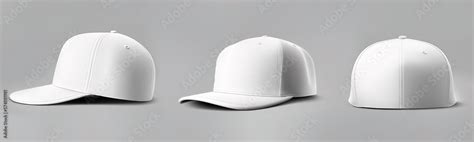 Empty white hat, a blank template for design Stock Illustration | Adobe ...