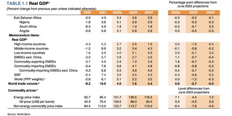 Le Rapport De La Banque Mondiale Pr Voit Des Perspectives Conomiques