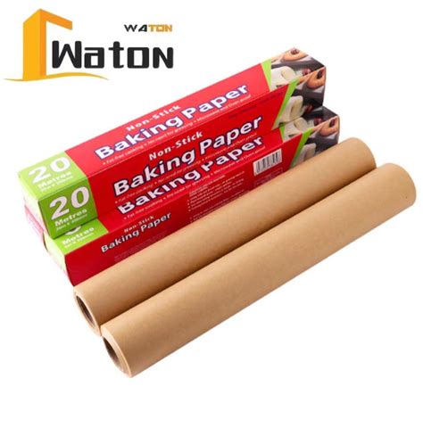 stick greaseproof baking paper roll food grade cooking sheet