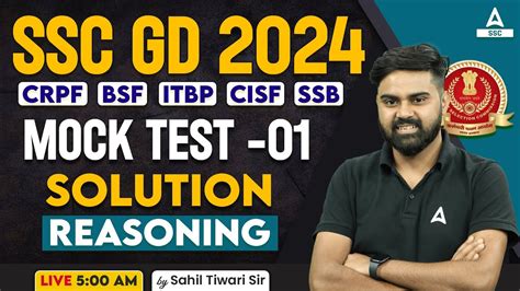 Ssc Gd Ssc Gd Reasoning Class By Sahil Tiwari Ssc Gd Reasoning